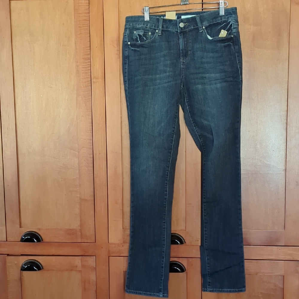 New DKNY Women's Blue Soho Skinny Jeans 8